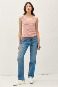 The Waze Cotton Striped Tank MORE COLORS