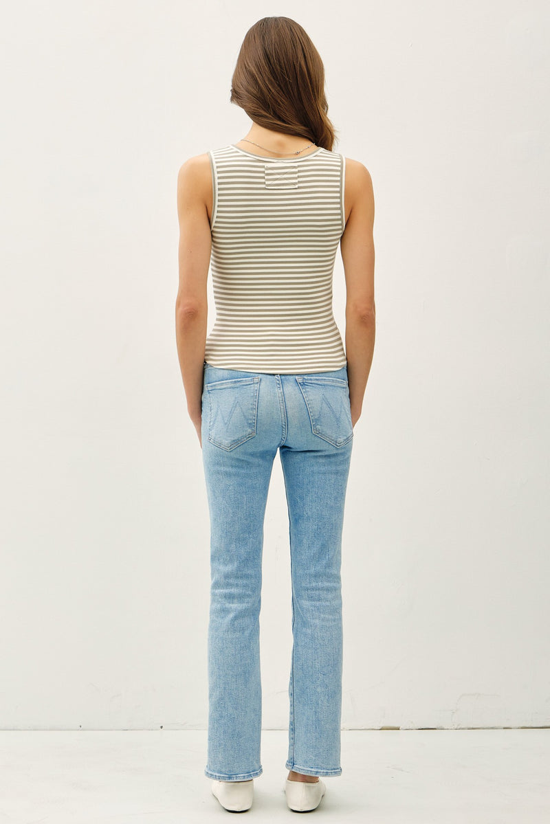 The Waze Cotton Striped Tank MORE COLORS