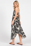 Tropical Storm Palm Pint Midi Dress