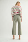 Utility Wide Leg in Sage Green
