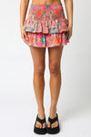 Laurel Canyon Ruffle Micro Mini Skirt