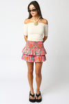 Laurel Canyon Ruffle Micro Mini Skirt