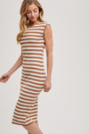 Coco Striped Midi Dress