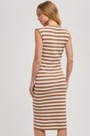 Coco Striped Midi Dress