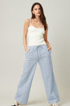Striped Wide Leg Pants Available in Multiple Colors