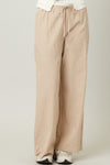 Striped Wide Leg Pants Available in Multiple Colors