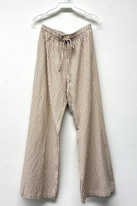 Striped Wide Leg Pants Available in Multiple Colors