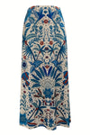 Vacation Ready Midi Skirt in Blue