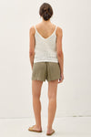 Mara Crochet Knit Sweater Tank MORE COLORS