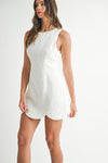 Tullulah White Linen Dress
