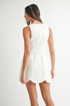 Tullulah White Linen Dress