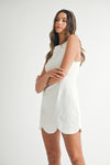 Tullulah White Linen Dress