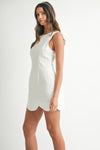 Tullulah White Linen Dress