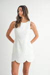 Tullulah White Linen Dress