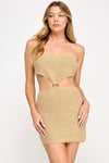 Cut Out Crochet Tube Dress