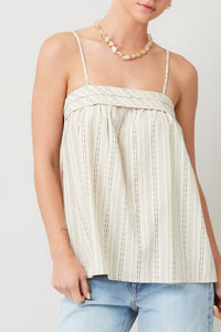 Jessie Striped Linen top