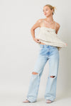 Jessie Striped Linen top