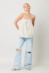 Jessie Striped Linen top