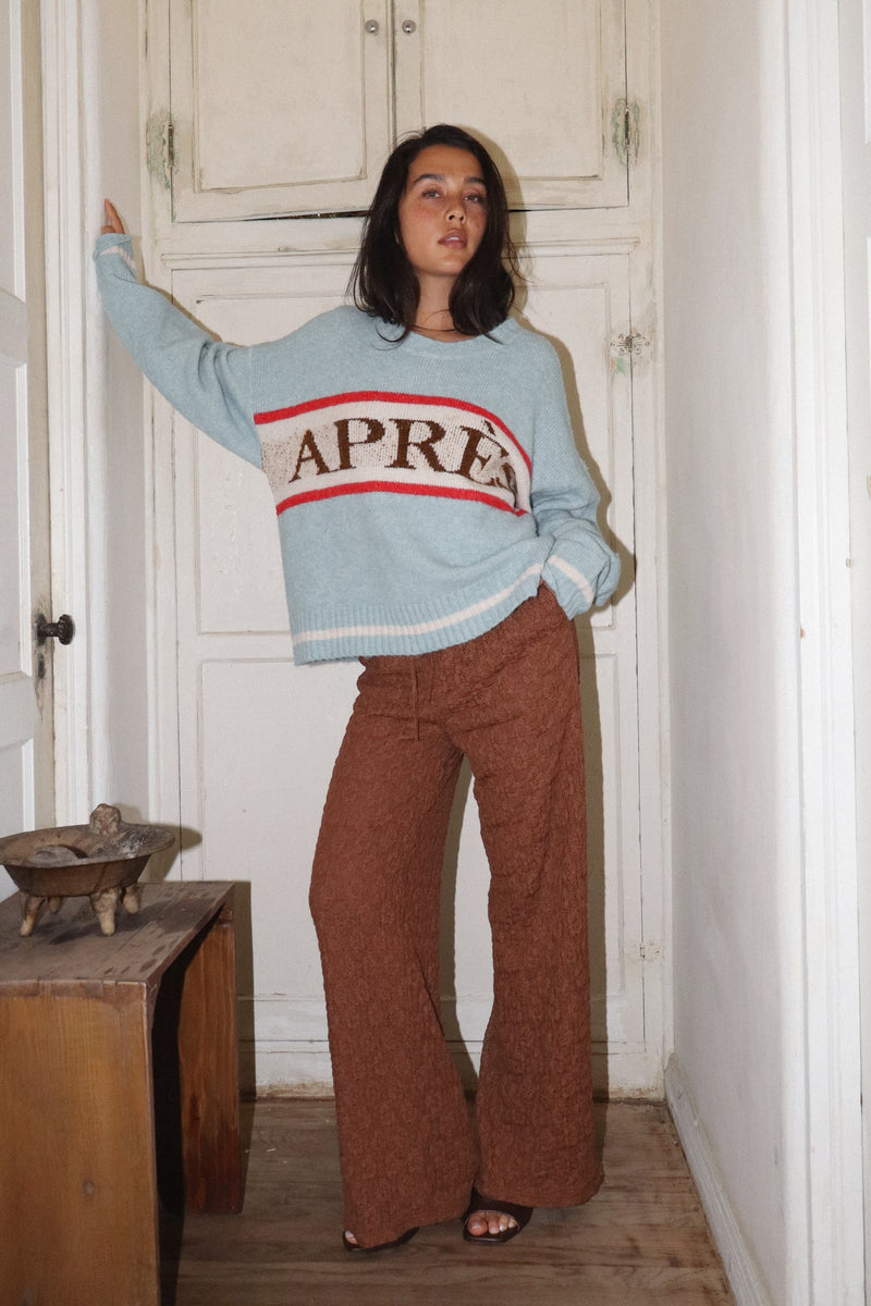 Apres Sweater in  Light Blue