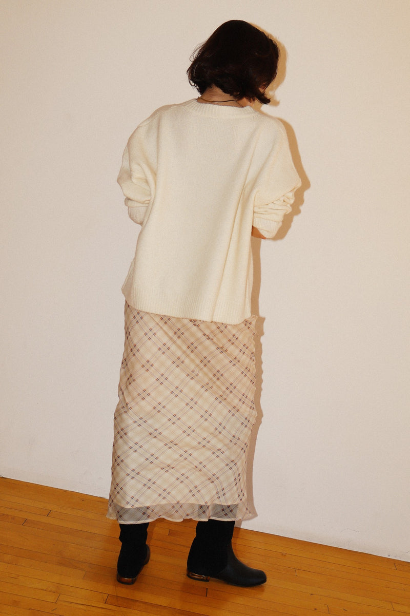 Horsing Around Sweater in Ivory