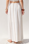 Contrast Binding Maxi Skirt