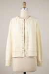 Exposed Seam Button Front Cardigan MORE COLORS