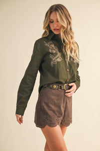 Ranch Life Western Button Down Top