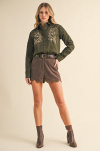 Ranch Life Western Button Down Top