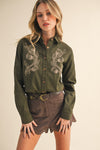 Ranch Life Western Button Down Top