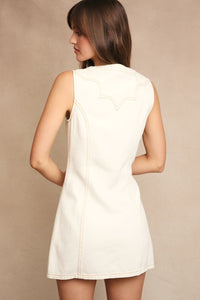 Western Stitch Mini Dress