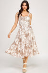 Coco Print Midi Dress