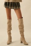 Plaid Flannel Mini Skort in Black