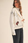 Giddy Up Horse Cardigan Sweater
