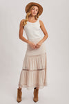 Crochet Midi Skirt Western Bohemian