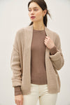 Just Relax Chunky Rib Knit Cardigan