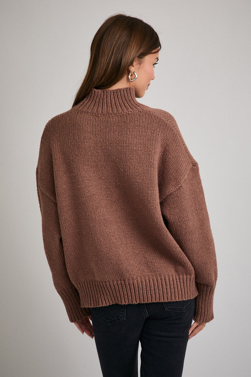 Ski Sweater in Chocolate