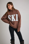 Ski Sweater in Chocolate