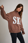 Ski Sweater in Chocolate