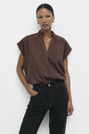 Drop Shoulder Blouse MORE COLORS