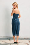 Emerald Lights Strapless Dress