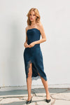 Emerald Lights Strapless Dress