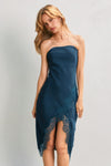 Emerald Lights Strapless Dress