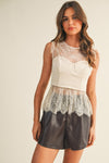 Lace and Corset Top