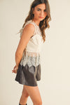 Lace and Corset Top