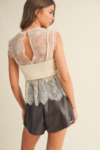Lace and Corset Top