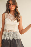 Lace and Corset Top