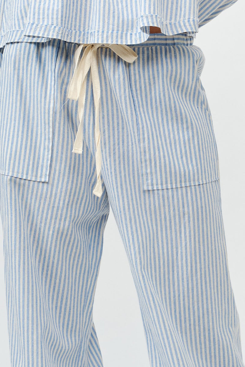 Striped Wide Leg Pants More Colors