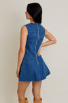 Fit and Flare Denim Dress