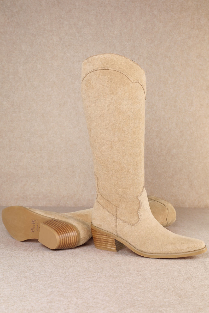 Julia Vegan Leather Western Tall Boot