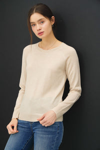 Classic Crewneck in Oatmeal